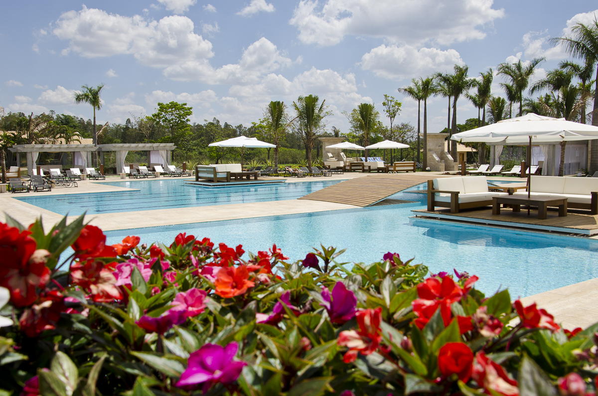 Paisagem do resort